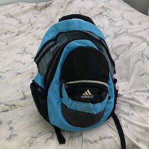 Massive Blue and Black Adidas Sports Backpack